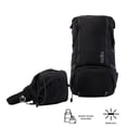thumbnail image 4 of Mochila de CAMPISMO TOTTO SUMMIT 75 231-N01XL Negro, 4 of 6