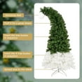 thumbnail image 3 of HestiNysus 6FT Tall, Bendable Santa-style Christmas Tree, 1250 Lush Tips, 300 LED Lights, Spruce PVC/PE Christmas Tree, Green, 3 of 5