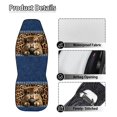 thumbnail image 5 of Psesaysky Highland Cow Car Seat Covers, 2 Pack Waterproof Polyester Seat Cushion Covers for Most Suv Cars and Trucks, 5 of 12