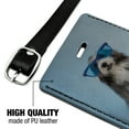 thumbnail image 3 of Sheepdog Bearded Collie Dog Giant Blue Sunglasses Rectangle Leather Luggage Card Suitcase Carry-On ID Tag, 3 of 8