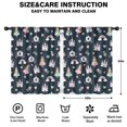 thumbnail image 2 of Blackout Kids Curtains,Dark Blue Princess Castle Pattern Childrens Insulated Curtains Set Of 2,Bedroom Essentials,Toddler Room Decor 42"x54", 2 of 5