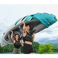 thumbnail image 6 of Hydro Force Rapid Elite X2 Kayak Set 10'3" x 39"  - 2 Adults, Teal, 397 lb Capacity, 2 Paddles, Hand Pump, 2 Fins, Storage Carry Bag, Durable Inflata-Shield Pro™ Material, Puncture Resistant, 6 of 12