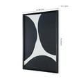 thumbnail image 4 of SAFAVIEH What Great Distance 16 in. x 20 in. Framed Wall Art, Midnight Blue/Ivory, 4 of 7