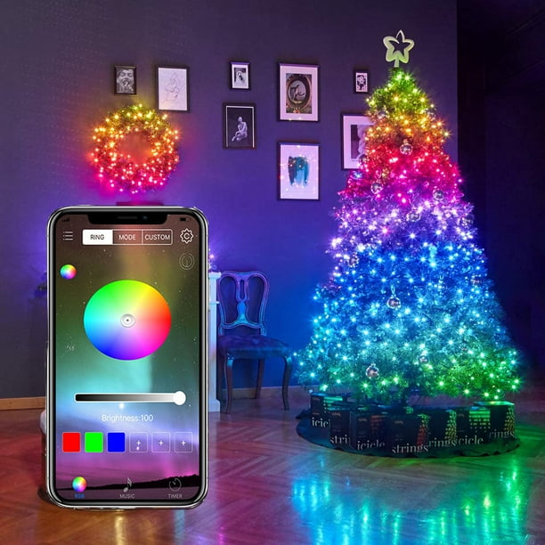 APP Remote Control LED Lights, Christmas Décor Lights USB ...