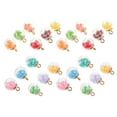 thumbnail image 2 of TUIBELY 30pcs Colorful Mixed Glass Charms for Jewelry Making, 2 of 6