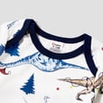 thumbnail image 4 of Conjuntos de pijamas con estampado de dinosaurios lindos a juego para toda la familia de Navidad (resistentes al fuego), 4 of 5