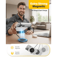 thumbnail image 5 of 25W Magnetic Wireless Charging Pad with 30W Wall Adapter, Qi2.2 Certified Fast Charger with 4FT Braided Cable, Compatible with iPhone 17/16/15/14, Samsung Galaxy S26/S25 Ultra, Pixel 10,Black, 5 of 7
