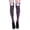 Black Stripes&Pink Bowknot, variant on CXHEGBEJ 1 Pair Thigh High Stockings For Bowknot Over Knee Sock Long Socks Festival Halloween Goth Costume Tights Long Stocking Black