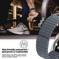 thumbnail image 3 of ZOMFOM Sport Silicone Loop Magnetic Bands Compatible with Apple Watch Band 45mm 44mm 42mm, Adjustable Strap with Strong Magnetic Closure Compatible for iWatch SE Series 7 6 5 4 3 2 1 Men Bands(Grey), 3 of 8