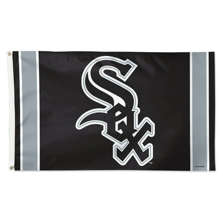 WinCraft Chicago White Sox 3' x 5' Vertical Stripe Deluxe Single-Sided Flag