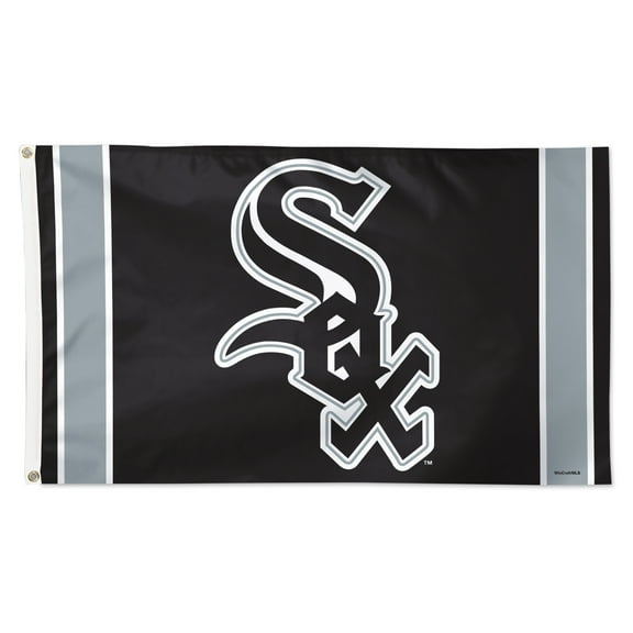 WinCraft Chicago White Sox 3' x 5' Vertical Stripe Deluxe Single-Sided Flag