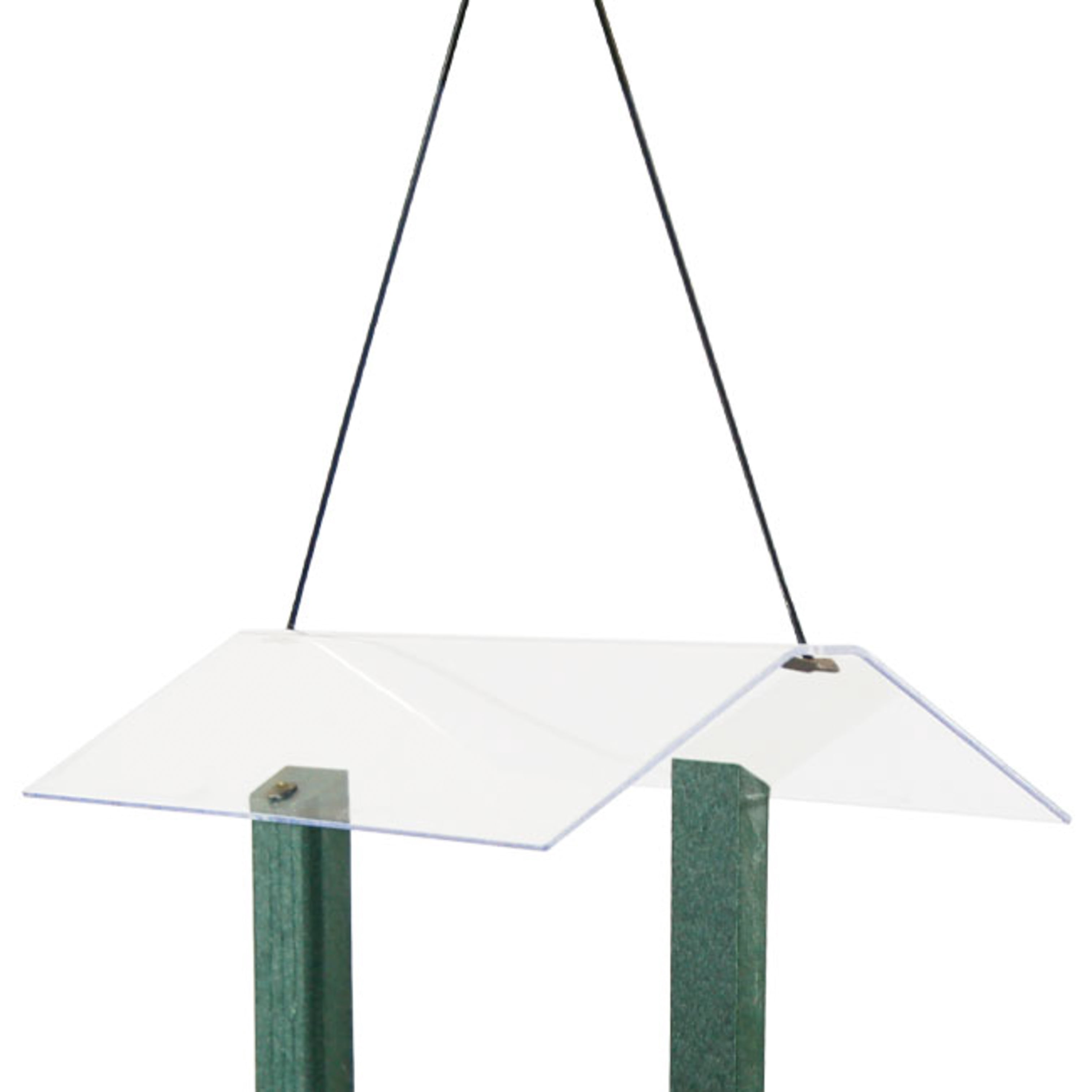Audubon Going Green Double Platform Bird Feeder - Removable Tray - Green