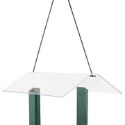 Audubon Going Green Double Platform Bird Feeder - Removable Tray - Green