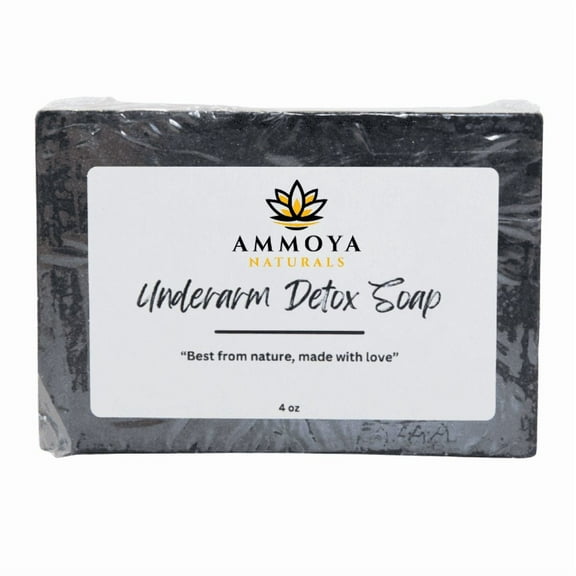 Ammoya Naturals Underarm Detox Soap Bar – 4 oz