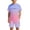 11@Light Purple558, variant on Tiijoy Boys Summer Beach Outfits California Print Gradient Short Sleeve Tee Shorts Set, Sizes 4-14