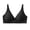 Black, variant on Quixlent Women's Deep V-Neck Sports Bra Wireless Push Up Bralette with Adjustable Straps No Underwire Seamless T-Shirt Bra