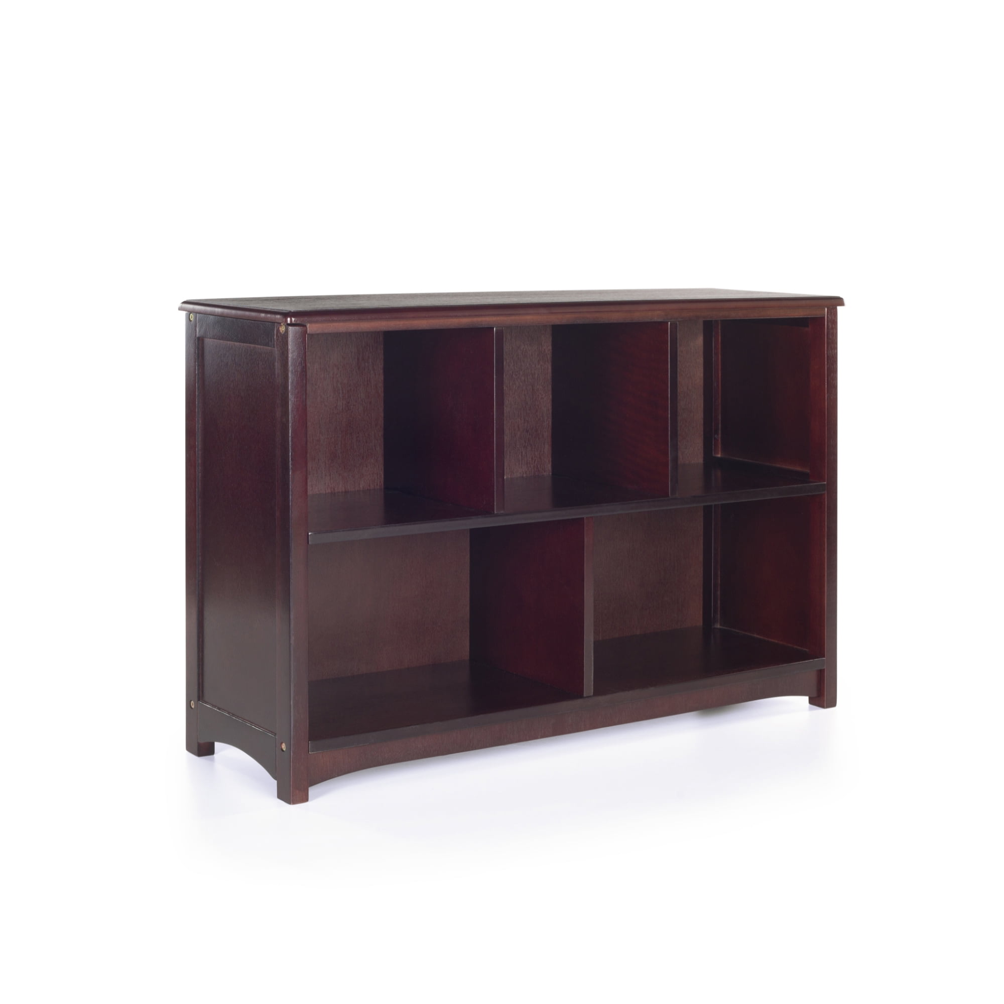 espresso toy box with bookshelf
