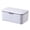 Grey -One Size, variant on Junepar Refillable Wet Wipes Dispenser - Moisture-Lock Storage Box with One-Hand Operation PP Material Wet Wipe Container with Lid for Home Kitchen Bathroom Car & Travel 7.9"×4.9"
