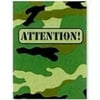 camouflage - invitations - 8/pkg.