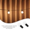 thumbnail image 3 of OULII 100 Pcs Abat-Jours Suspendus Ronds Noirs ABS 4x2cm pour Éclairage Festif Extérieur, 3 of 8