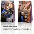thumbnail image 3 of 12 PCS Zootopia Kraft Paper Goodie Bag Small Gift Bags for Zootopia Party Supplies,Kids Birthday Game Party Kraft Paper Goodie Gift Bag Decorations, 3 of 5