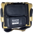 thumbnail image 3 of Rival Boxing Guerrero Facesaver Leather Sparring Headgear - L/XL - Gold, 3 of 6