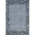 thumbnail image 2 of Addison Rugs Mayfield Premium Machine Washable Transitional Animal Skin Blue Rectangle Rug, 3' x 5', 2 of 6