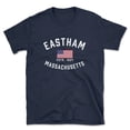 thumbnail image 1 of Eastham Massachusetts Patriot Men's Cotton T-Shirt, 1 of 1