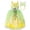 Dress+Headband, variant on HAWEE Princess Dress for Girls Green Fairy Frog Birthday Party Fancy Dresses Halloween Elf Costume