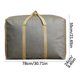 thumbnail image 2 of Bolsas de mudanza de gran tamaño | Bolsa de almacenamiento de tela hilada de alta resistencia | Bolsa de embalaje grande para ropa, edredones, equipaje, organización | Correa de transporte con, 2 of 2