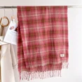 thumbnail image 5 of Manta de cachemira cálida para mujer, bufanda de viaje de invierno, pashmina a cuadros a la moda, chal grueso con borlas, poncho informal, bufanda nueva, 5 of 5