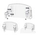 thumbnail image 3 of Parabrisas de Motocicleta Parabrisas Ajustables para Motocicleta Deflector de Viento de Ajuste Universal para MT07 MT09 MT10 R1 R3 FZ6 TMAX530 TMAX 500 ANGGREK  Otros, 3 of 8