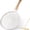 White, variant on 24cm Nonstick Pancake Pan and Crepe Griddle, Flat Bottom Omelet Pan for Roti and Tortilla, Gas and Induction Cooktop Compatible, Even Heat Distribution, Black/White