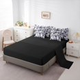thumbnail image 3 of Homewish Watercolor Tie Dye 7 Pieces Full Size Bedding Sets,Geometric Abstract Full Size Bed in a Bag,Purple Gray,Black Reversible, 3 of 8