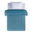 thumbnail image 2 of Mainstays Super Soft Microfiber Reversible Comforter, Twin-XL, Cool Blue, 1 Piece, 2 of 9