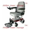 Shoprider - Smartie - Rear Wheel Drive Travel Power Chair - 18"W x 17.5"D, Red - PHILLIPS POWER PACKAGE TM - $500 VALUE