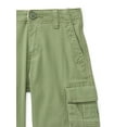 thumbnail image 3 of Wonder Nation Boys Twill Cargo Shorts, Sizes 4-18, 3 of 4