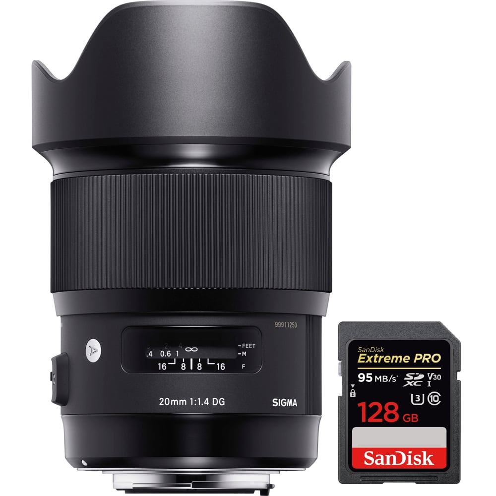 Sigma 20mm F1.4 Art DG HSM Wide Angle Lens for Canon Fullframe DSLR