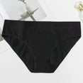 thumbnail image 4 of Panties for Women,Seamless T-Back Breathable Leakproof Underwear for Daily Comfort and All Season Wear,Womens Underwear,Black,2XL, 4 of 4