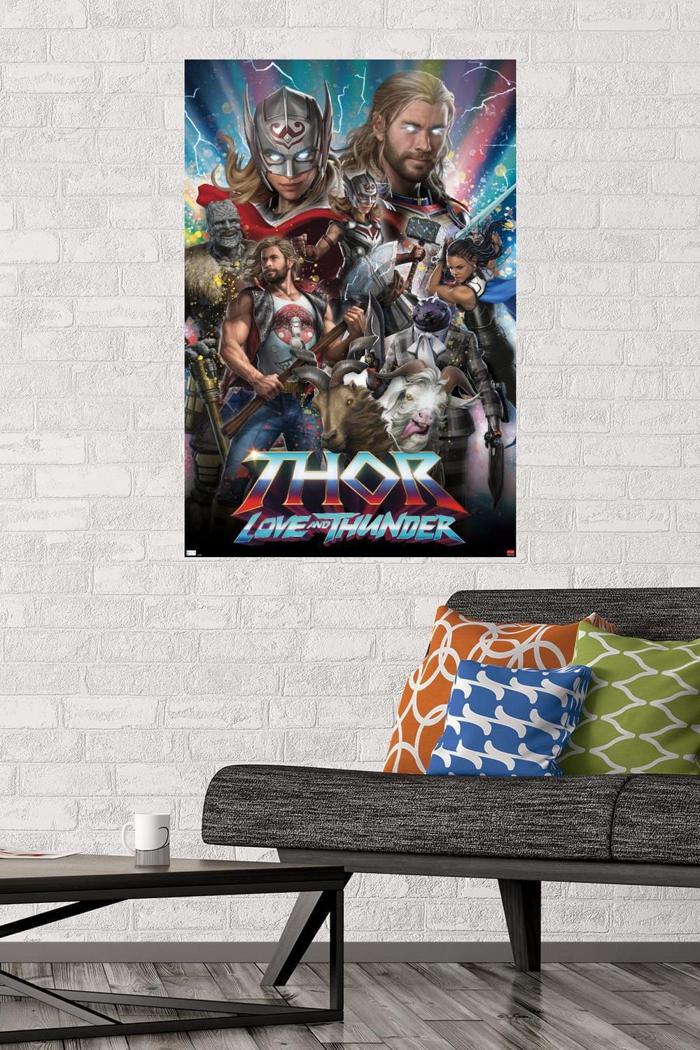 Marvel Thor: Love and Thunder - Amazing Wall Poster, 22.375" x 34" Framed