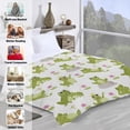 thumbnail image 4 of Kainsy Frog Blanket for Baby Boys Girls Frog Print Throw Blankets for Kids Frog Gifts for Frog Lover Soft Cozy Flannel Fleece Blanket Gifts Newborn Toddler(60"x80"), 4 of 8