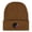 Caramel, variant on Super Bowl Football Player Embroidered Acrylic Knit Beanie, Soft Stretchy Daily Matching Cold Hat, Perfect Unisex Gift for Men & Women