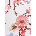 thumbnail image 4 of Talla grande de encaje con estampado floral 2 en 1 camiseta Rosegal  Mangas largas de talla grande, 4 of 5