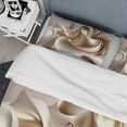 thumbnail image 4 of Designart "Elegant Pink and Gold Sophistication II" Abstract Liquid Ink Bedding Covert Set - Modern Pink Abstract Bed Set With 1 Sham, 4 of 6