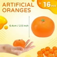 thumbnail image 2 of A bundle of 16 Pcs Artificial Oranges, Decorative Fake Oranges for Decoration Lifelike and 28" Fake Plants Large Artificial Floor Faux Plants Indoor Tall, 2 of 3
