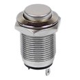 thumbnail image 2 of 12mm 36V Indicador impermeable Luz de señal Coche Camión Lámpara de señal de LED ~ Pie de soldadura de forma plana az Gloria Luz piloto de metal de 12 V, 2 of 8
