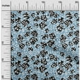 thumbnail image 2 of oneOone Cotton Jersey Light Blue Fabric Animal Skin Fabric For Sewing Printed Craft Fabric By The Yard 58 Inch Wide, 2 of 5
