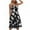 #7-White, variant on Pntutb Womens Plus Size Clearance,Women's Summer Seaside Sling Sleeveless V-Neck Print Casual Dress Rollback