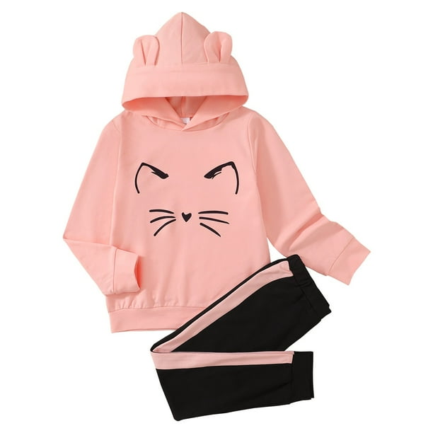 10T Big Girls Clothes Big Girls Outfits Long Sleeve Hooded Top Pants