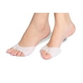 thumbnail image 2 of Almohadillas para pies metatarsianos de medio dedo, plantilla para almohadillas para pies, soporte para pies de gel de silicona suave para ampollas de fascitis plantar de neuroma, 2 of 5